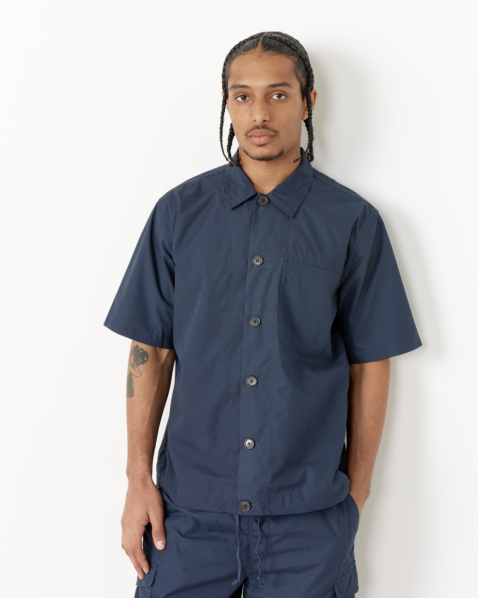 Navy Tech Overshirt