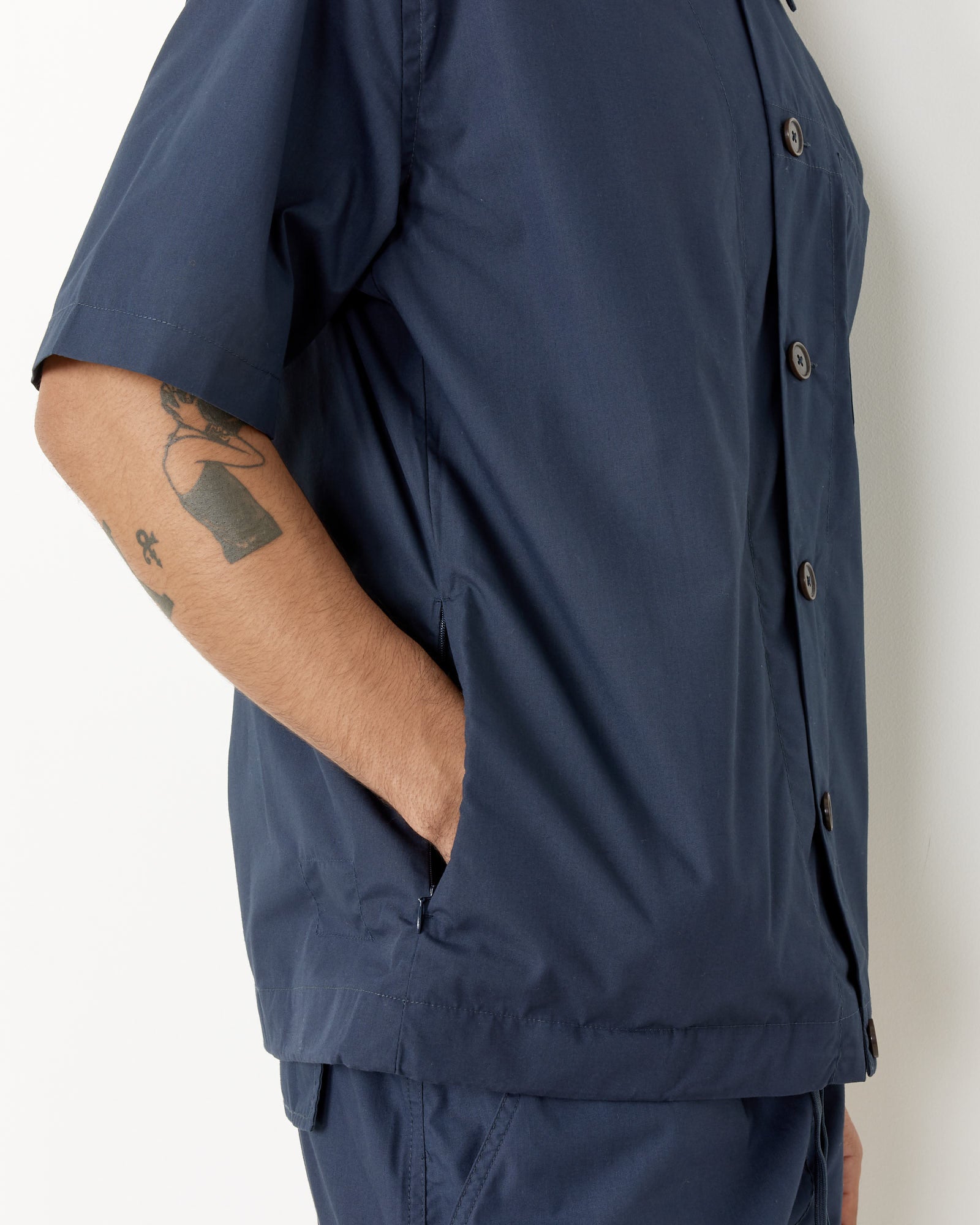 Navy Tech Overshirt