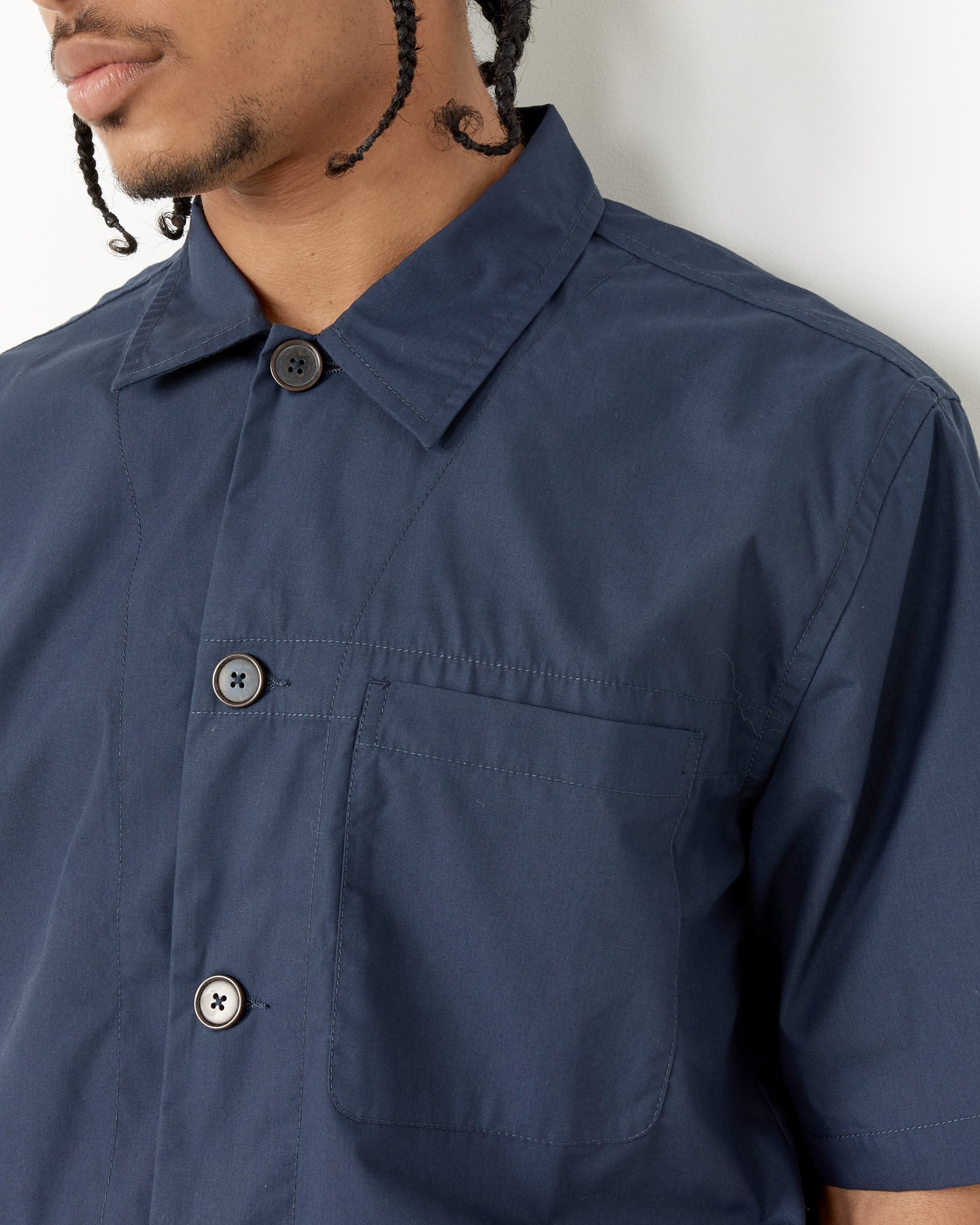 Navy Tech Overshirt