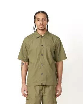 Olive Tech Overshirt