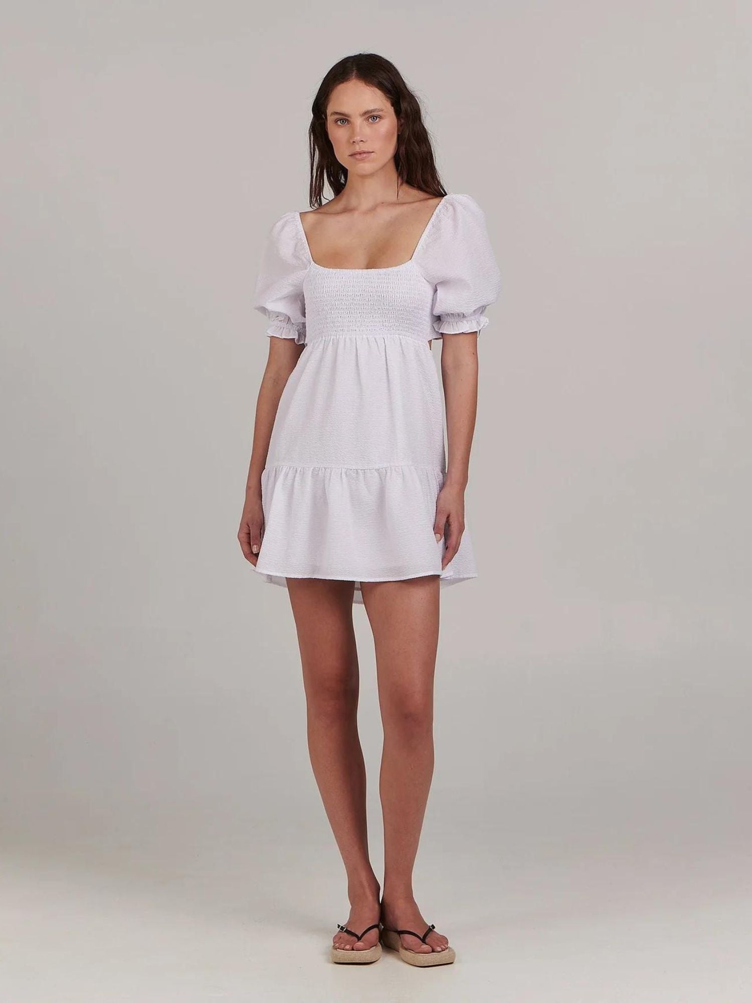 Olivia White Mini Dress