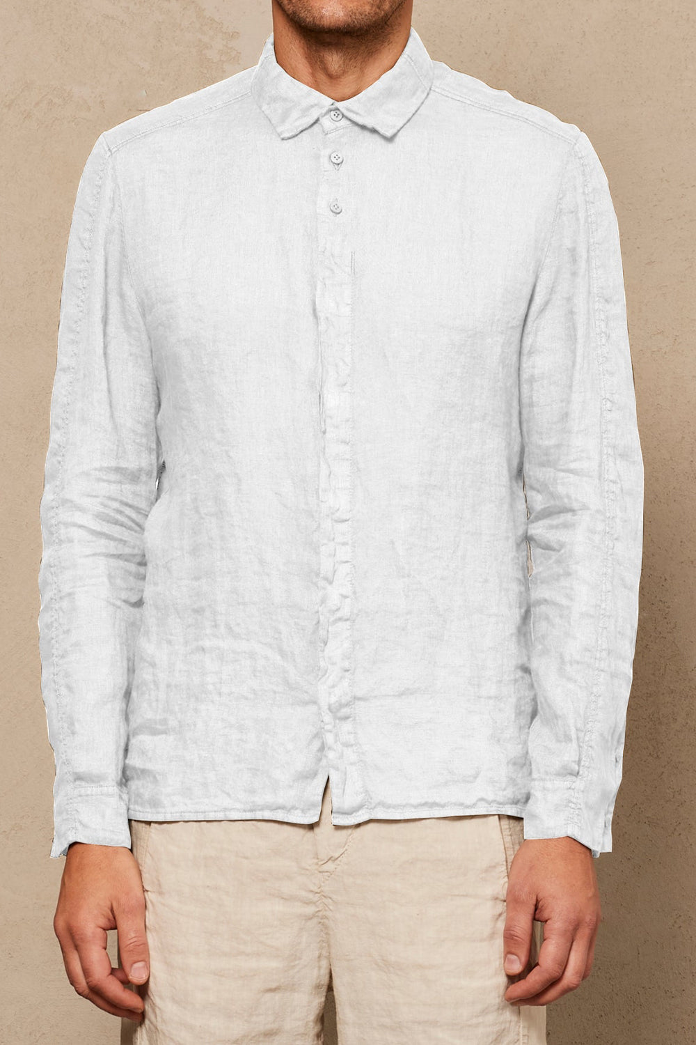 Optical White Button Down Shirt