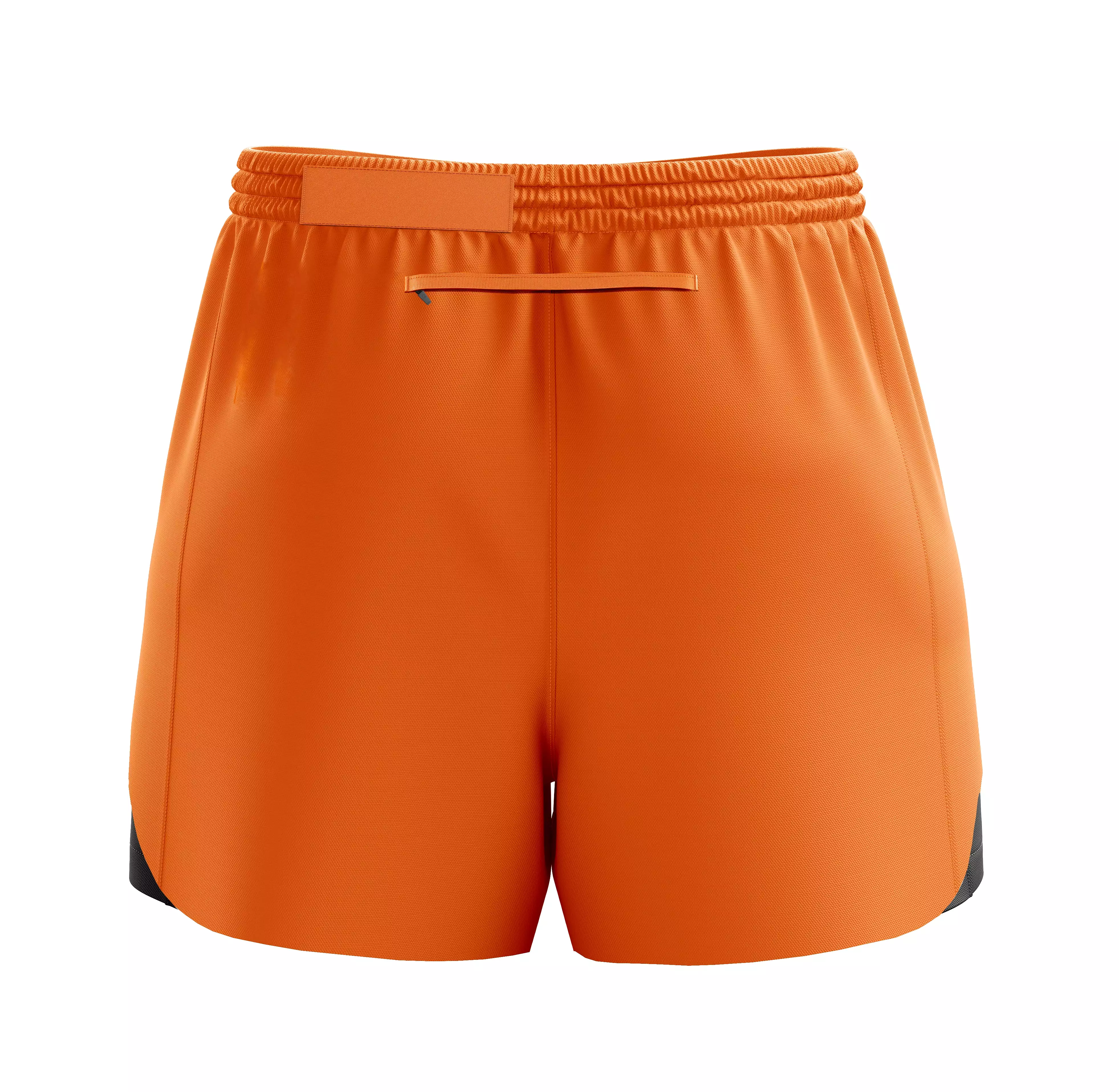 Orange classic shorts for women - basic b*tch style.