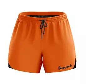 Orange classic shorts for women - basic b*tch style.