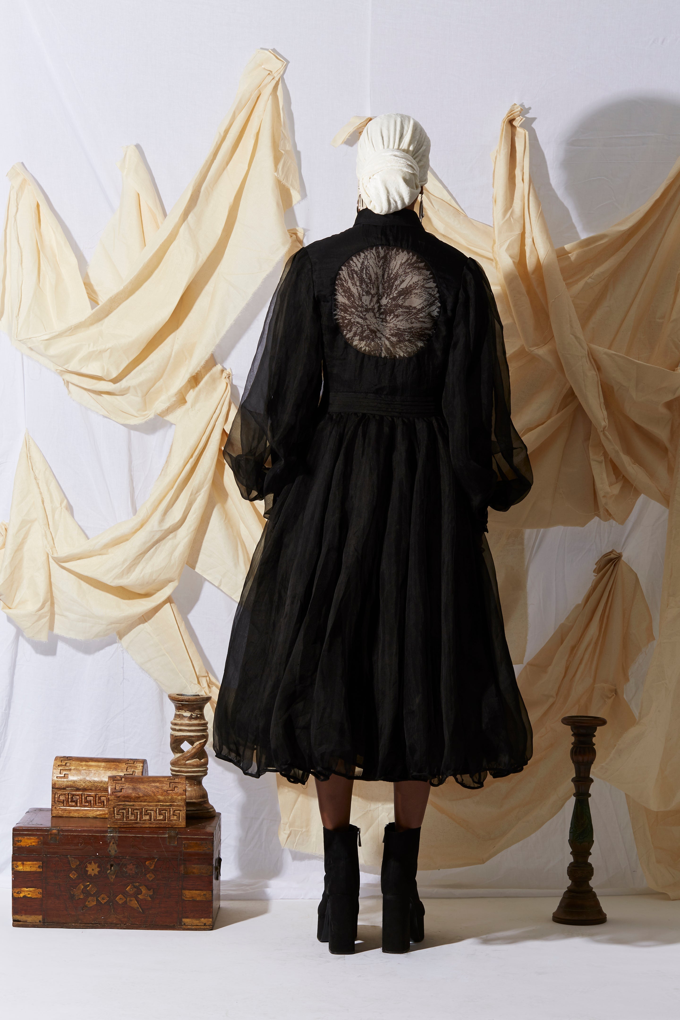 Parachute Dress - Black