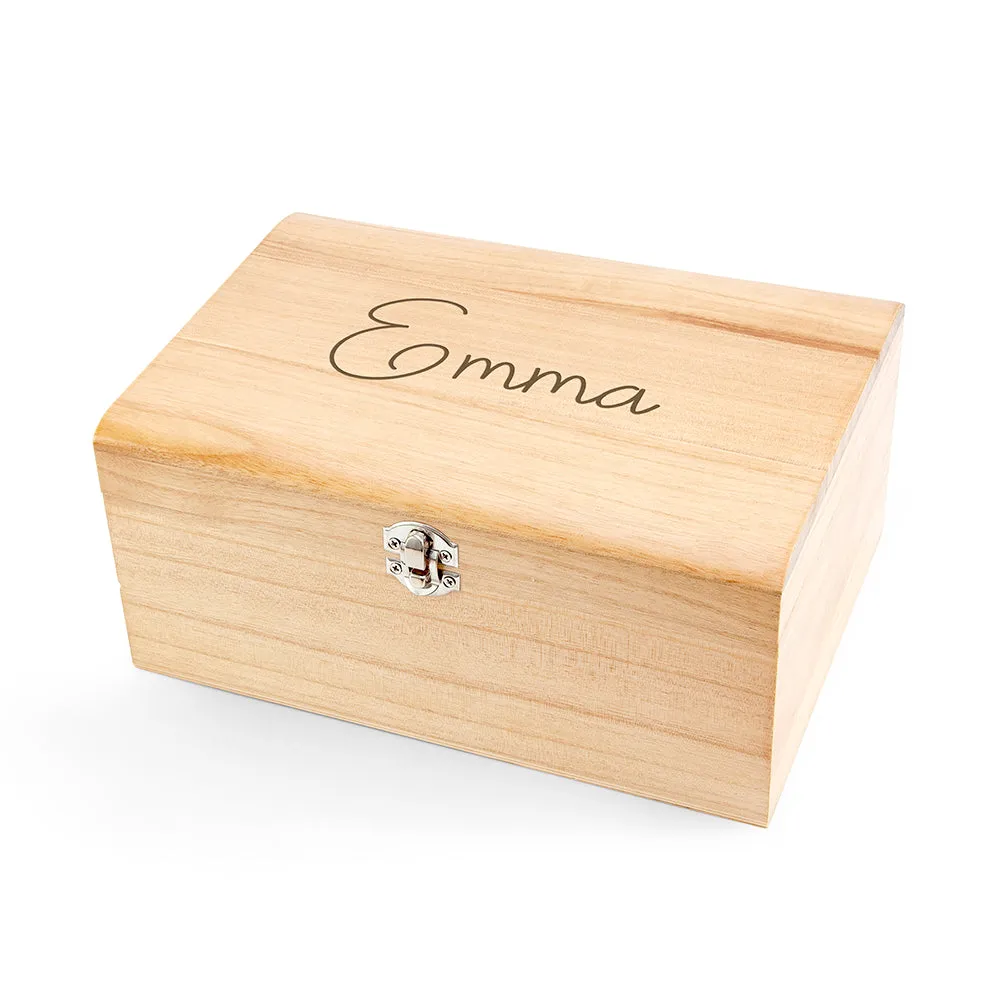 Personalized Engraved Children's Keepsake Box