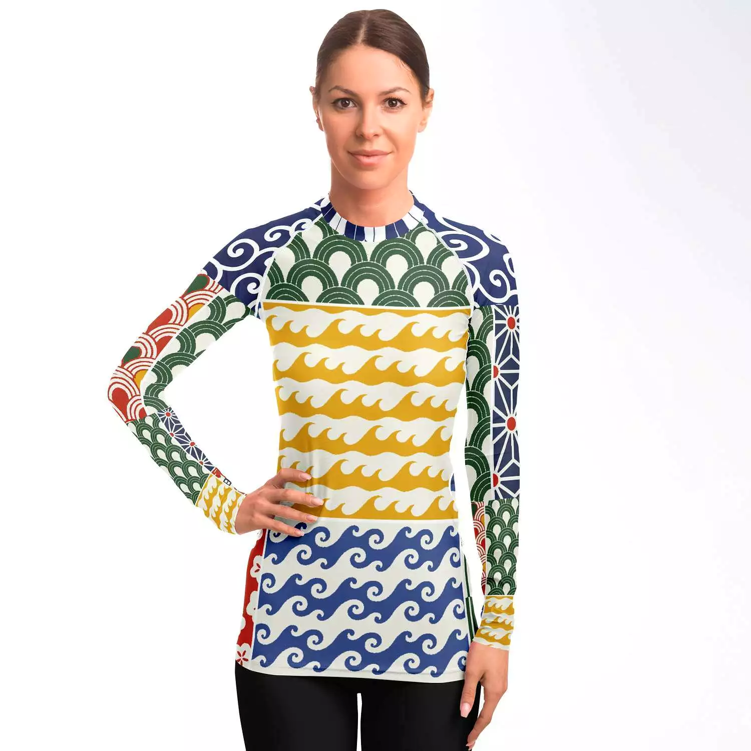 Picadilly Square Rashguard Top, Fashionable and Stylish