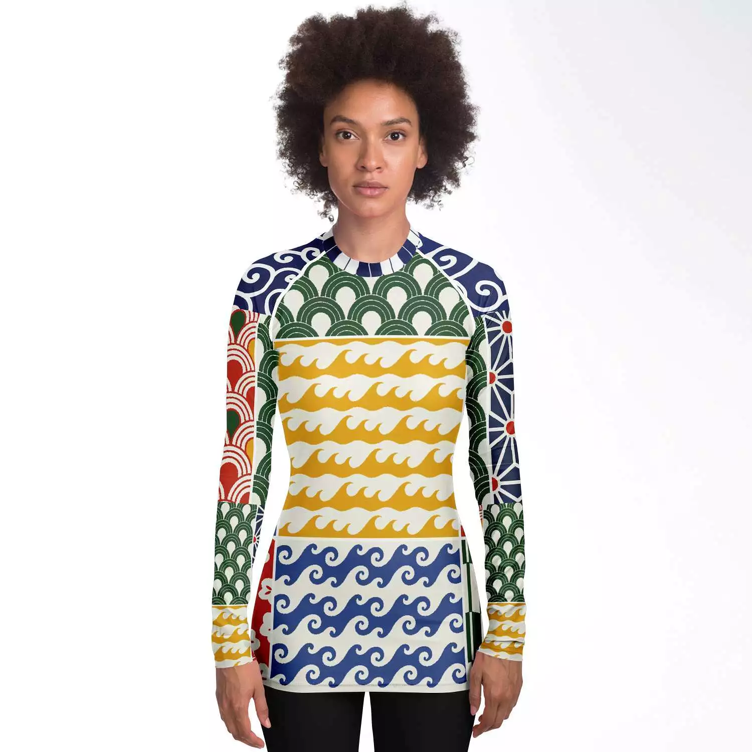 Picadilly Square Rashguard Top, Fashionable and Stylish