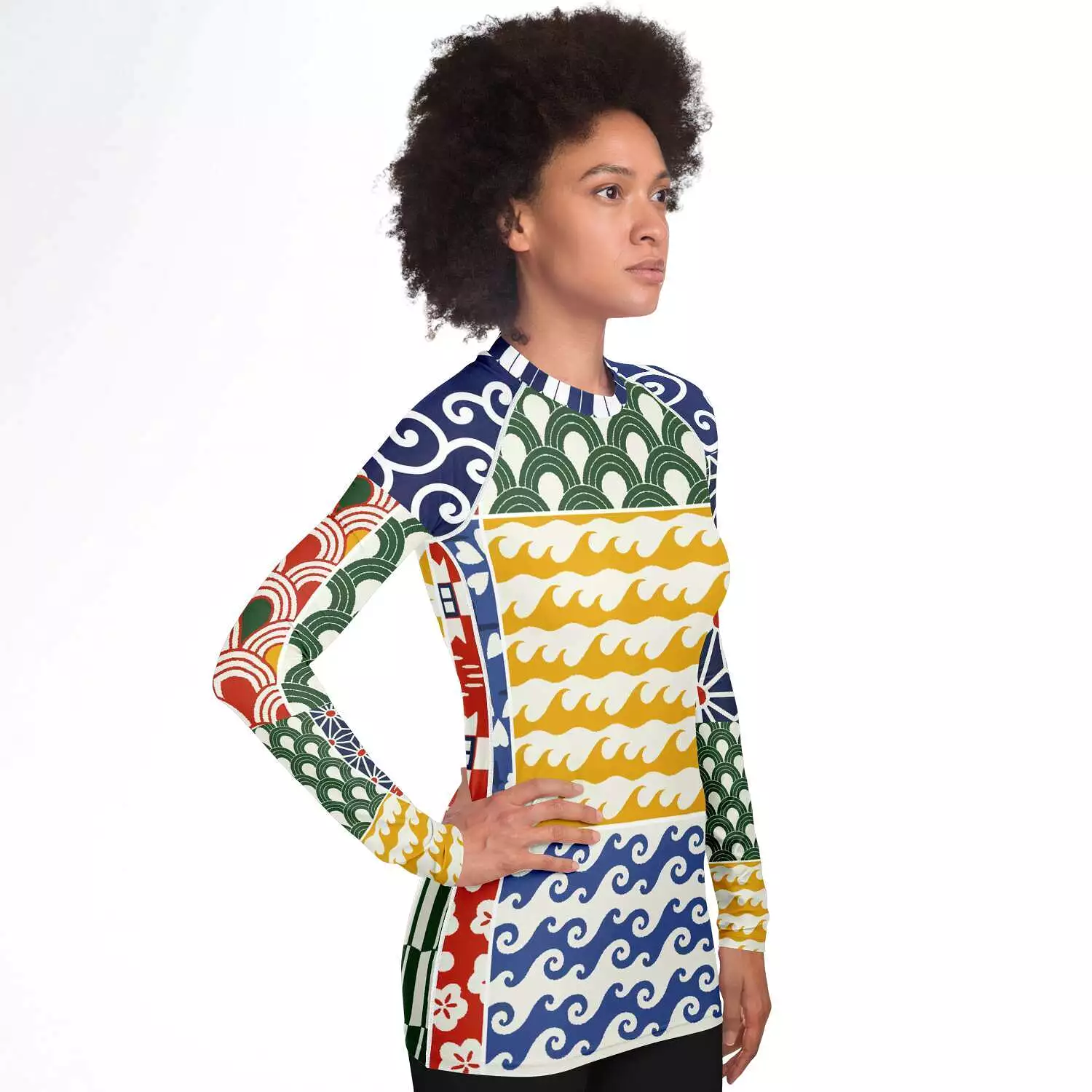 Picadilly Square Rashguard Top, Fashionable and Stylish