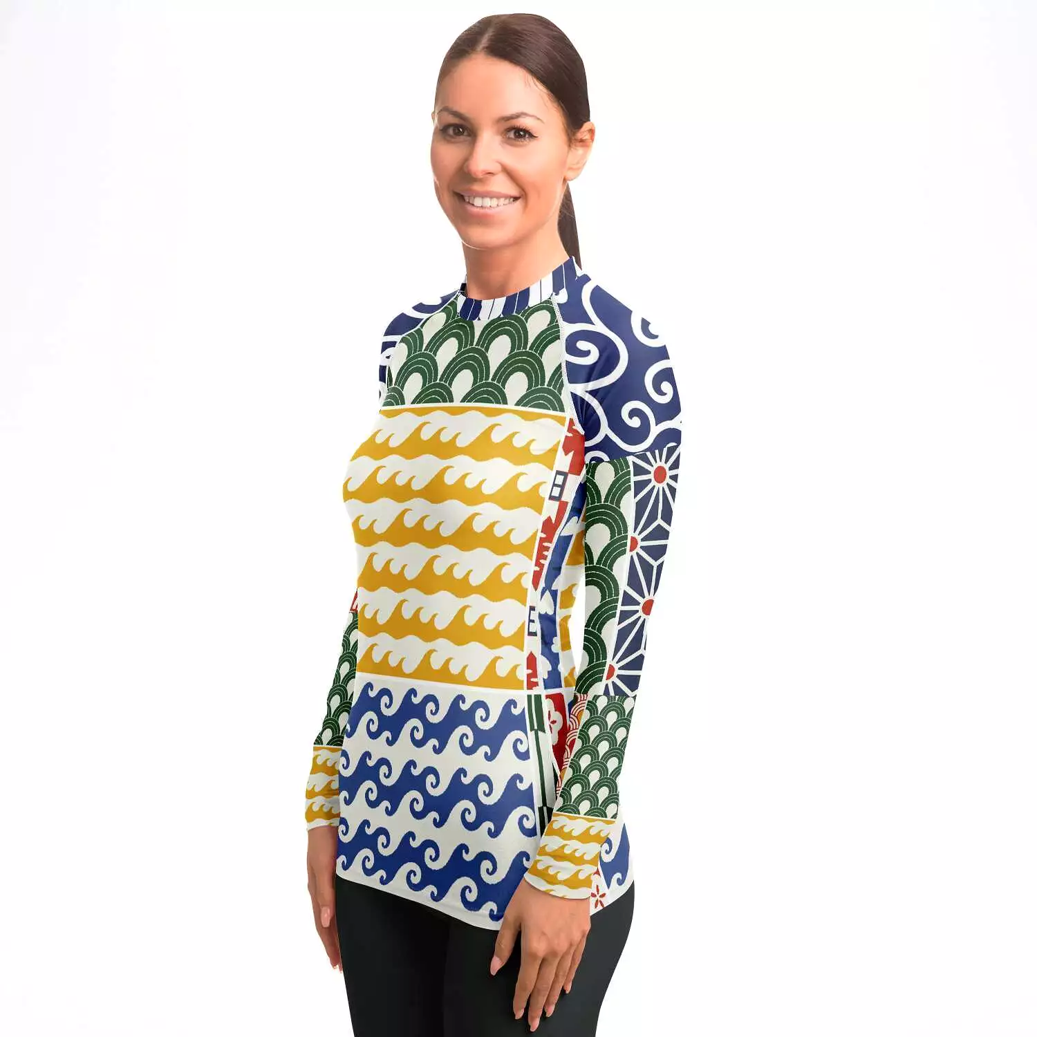 Picadilly Square Rashguard Top, Fashionable and Stylish