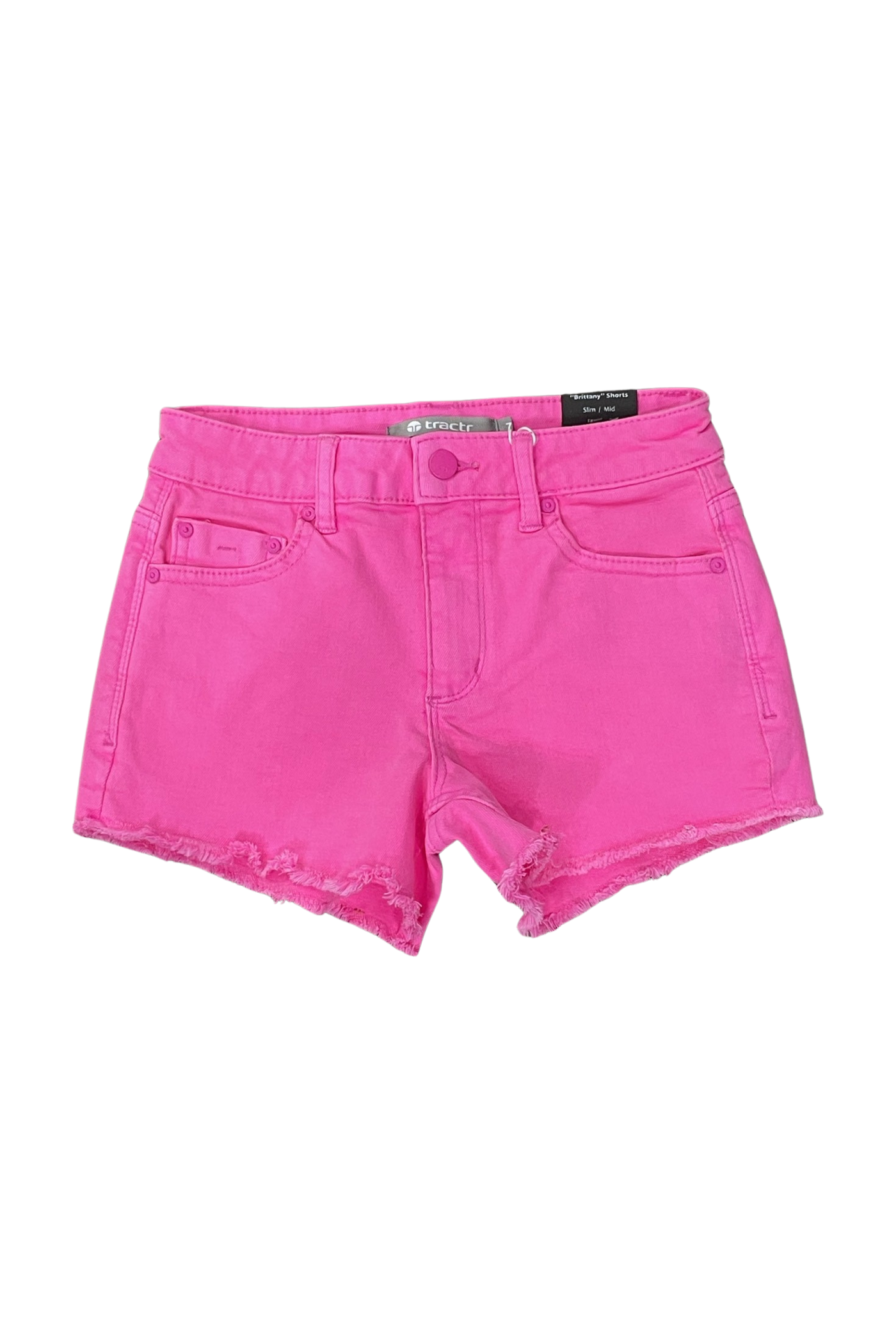 Pink Brittany Denim Shorts