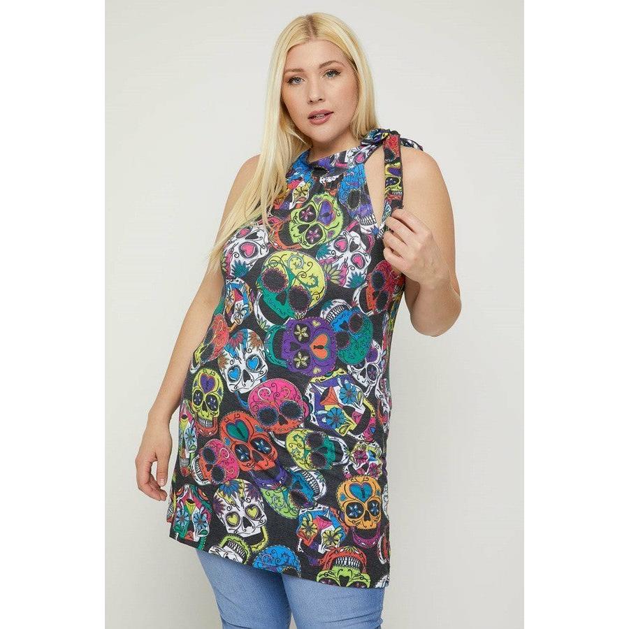 plus size sugar skull dress