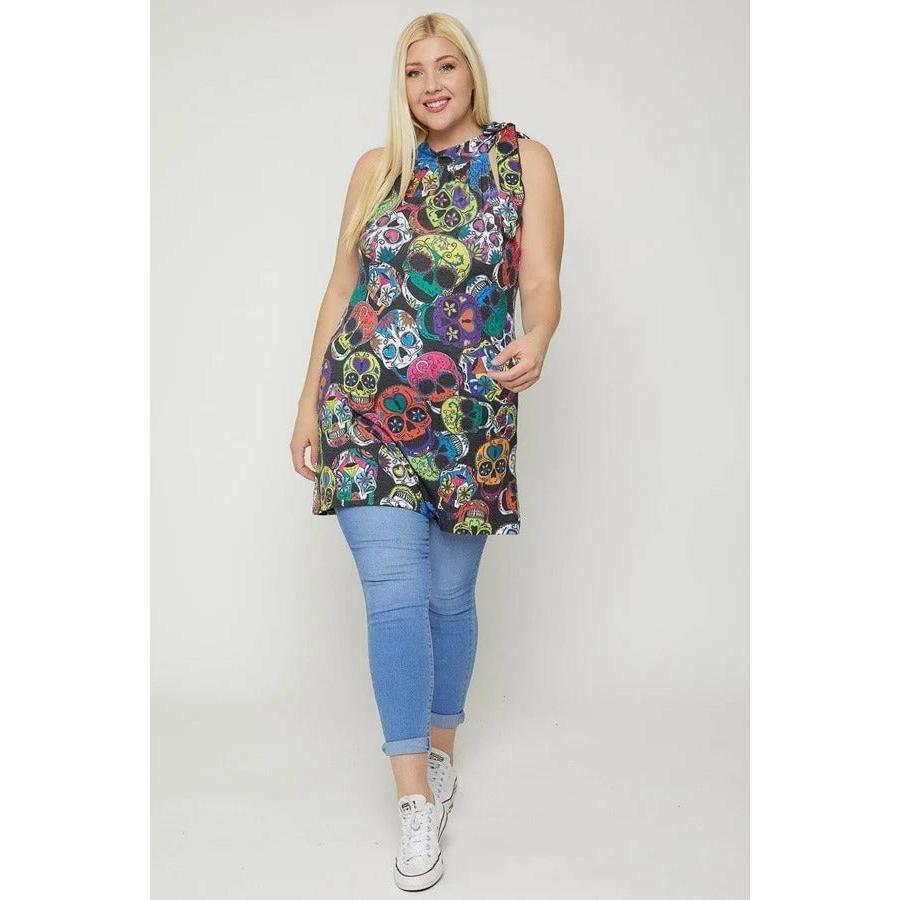 plus size sugar skull dress