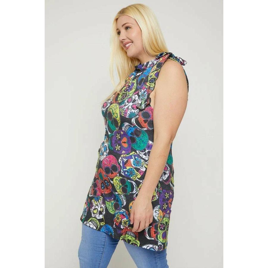 plus size sugar skull dress