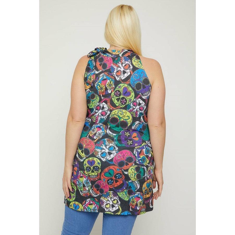 plus size sugar skull dress