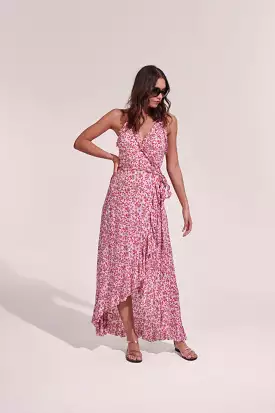 Poupette St. Barth - Long Dress Tamara - Pink Blossom - Women - Clothing