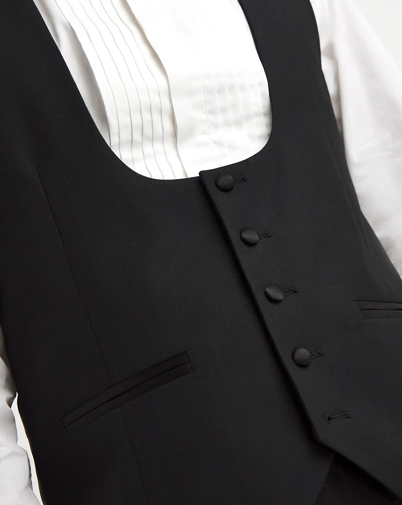 Luxury Textured Tuxedo Vest