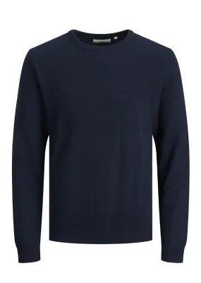 Navy Blazer Basic Knit Crew Neck Jumper by Produkt