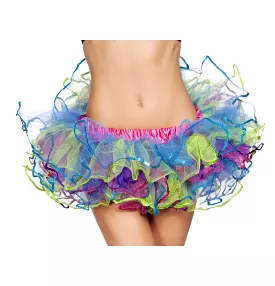 Rainbow Petticoat with Sequin Trim - Best Price Guarantee, Limited Stock