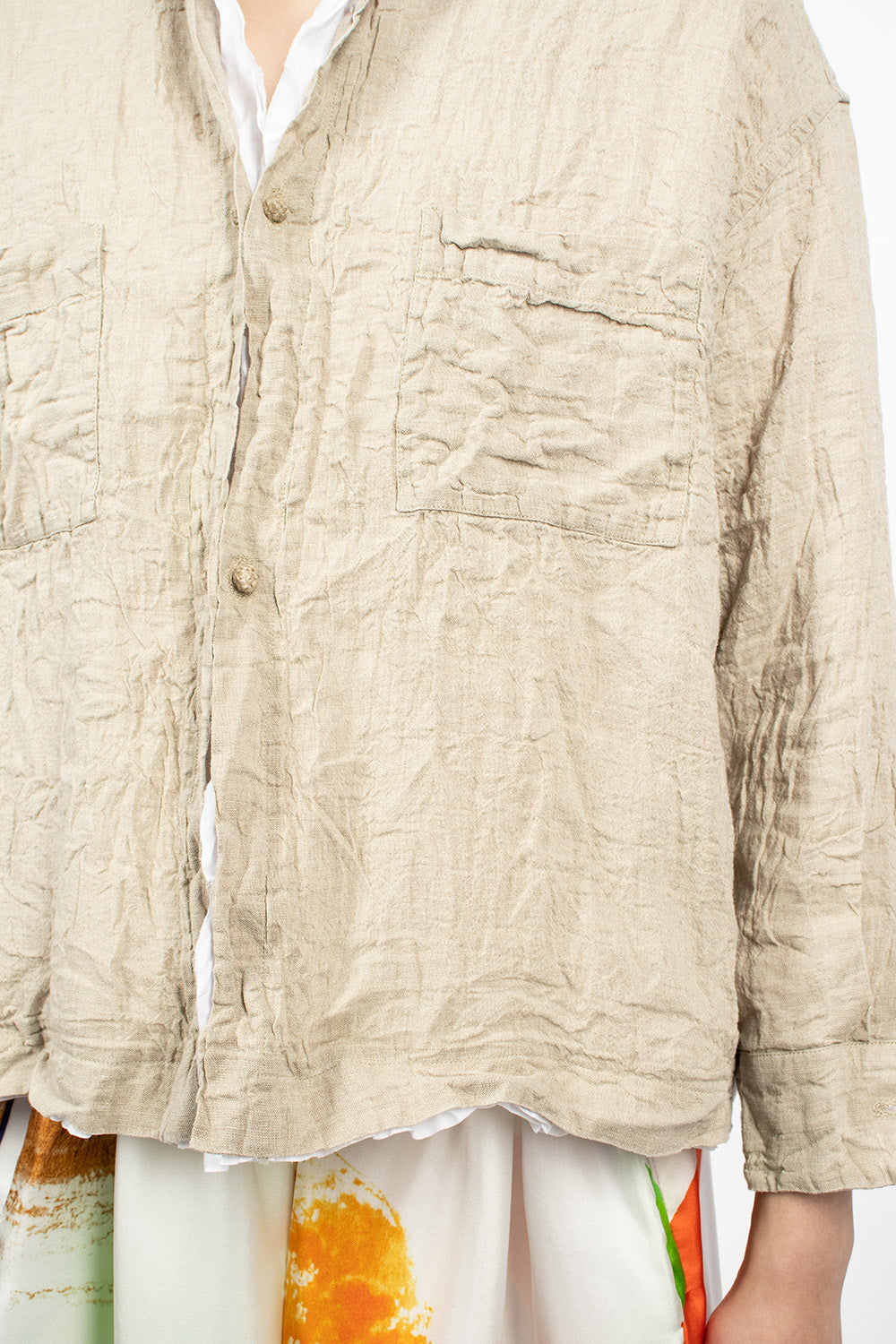 Raw/White Reversible Lined Shirt