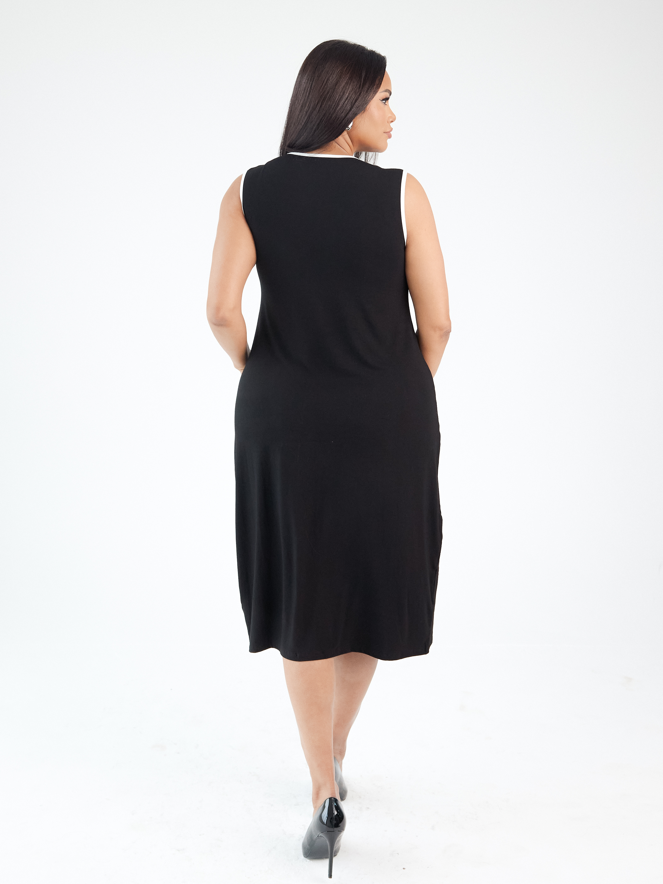 Relaxed High Neck Mid-Length Brami Dress