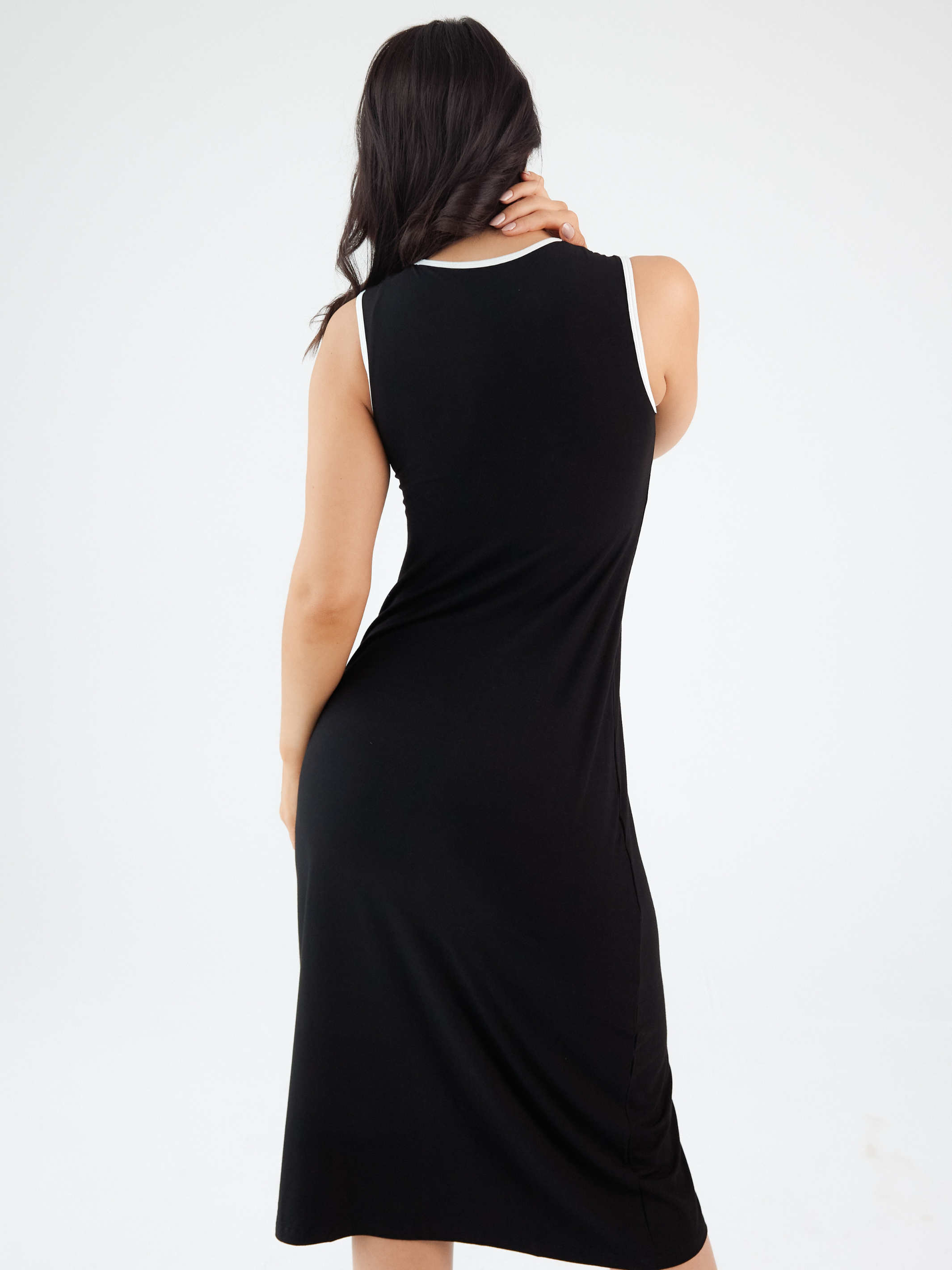 Relaxed High Neck Mid-Length Brami Dress