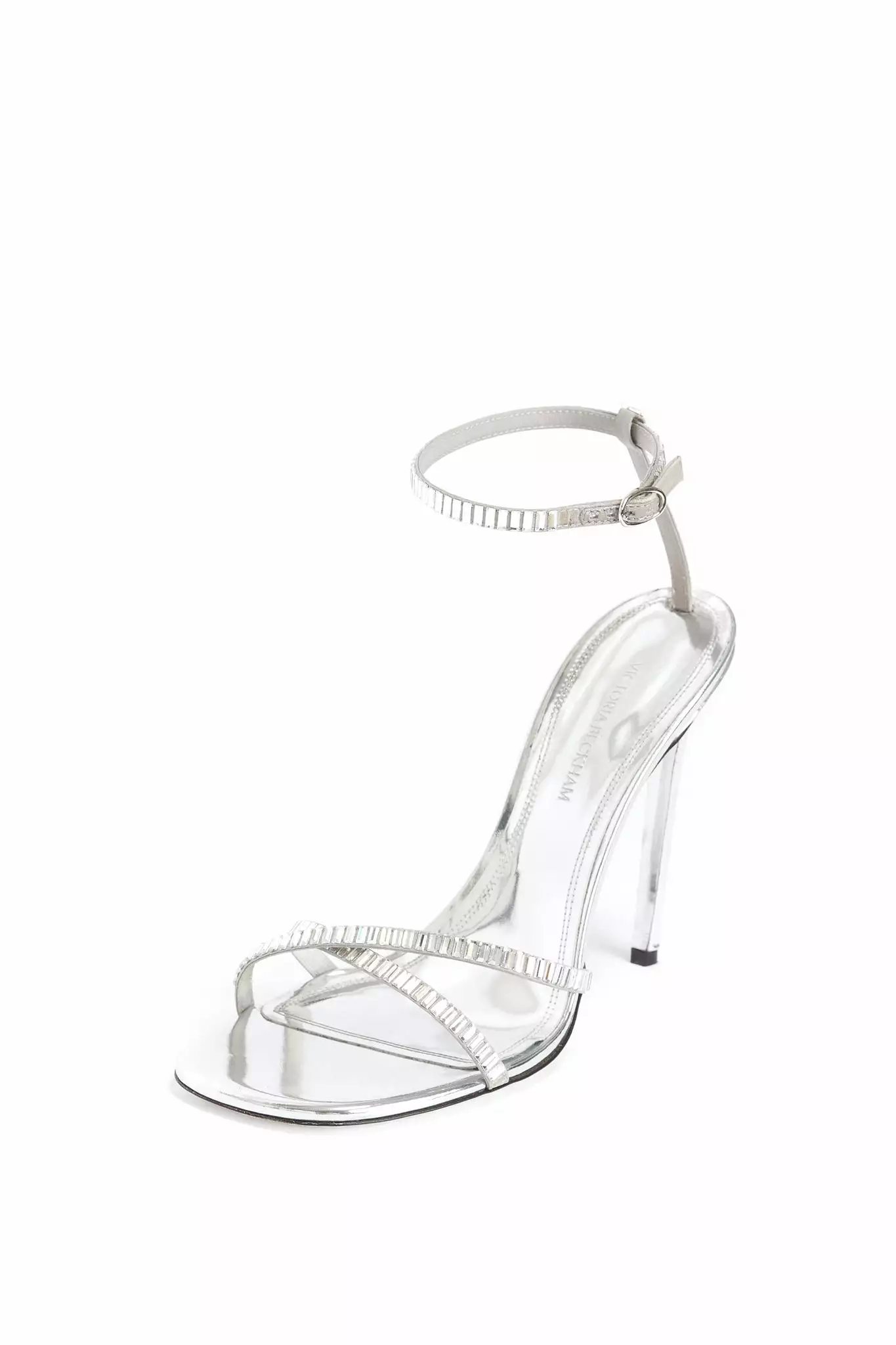 Rhinestone Silver Sandals