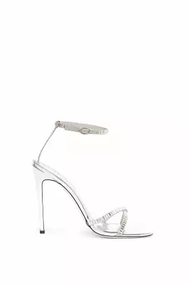 Rhinestone Silver Sandals