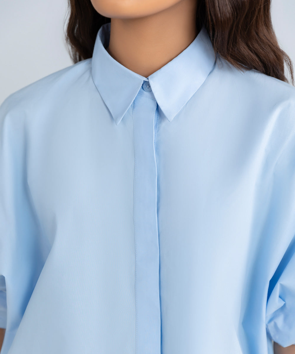 Rouched Sleeve Shirt