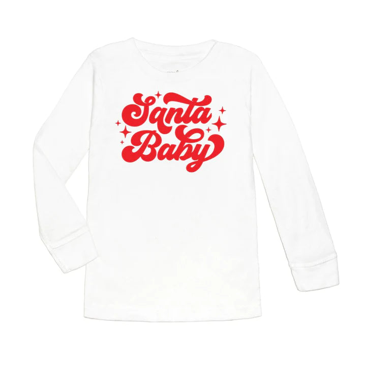 Santa Baby Christmas Long Sleeve Shirt - Sweet Wink