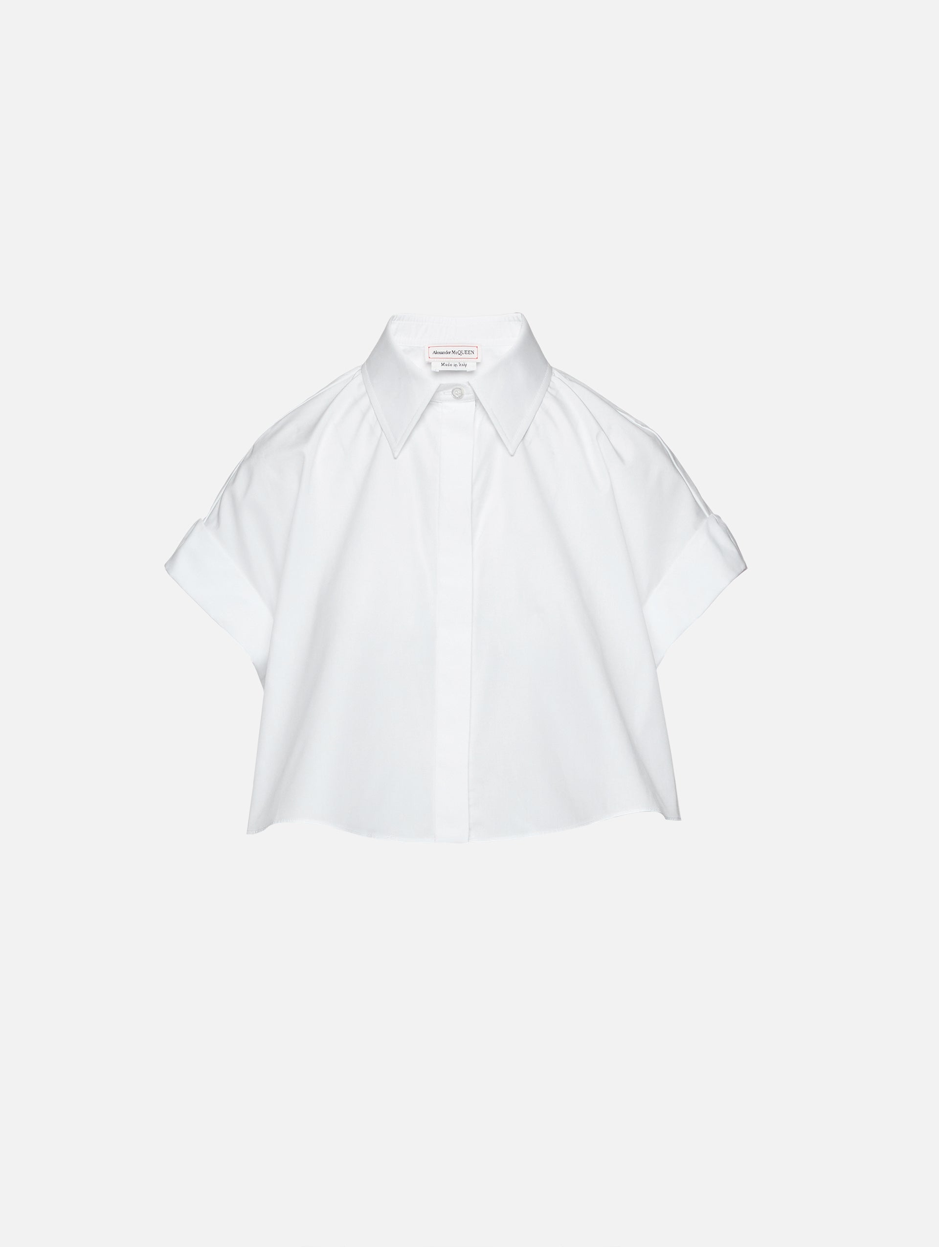 Short Sleeve Poplin Shirt.