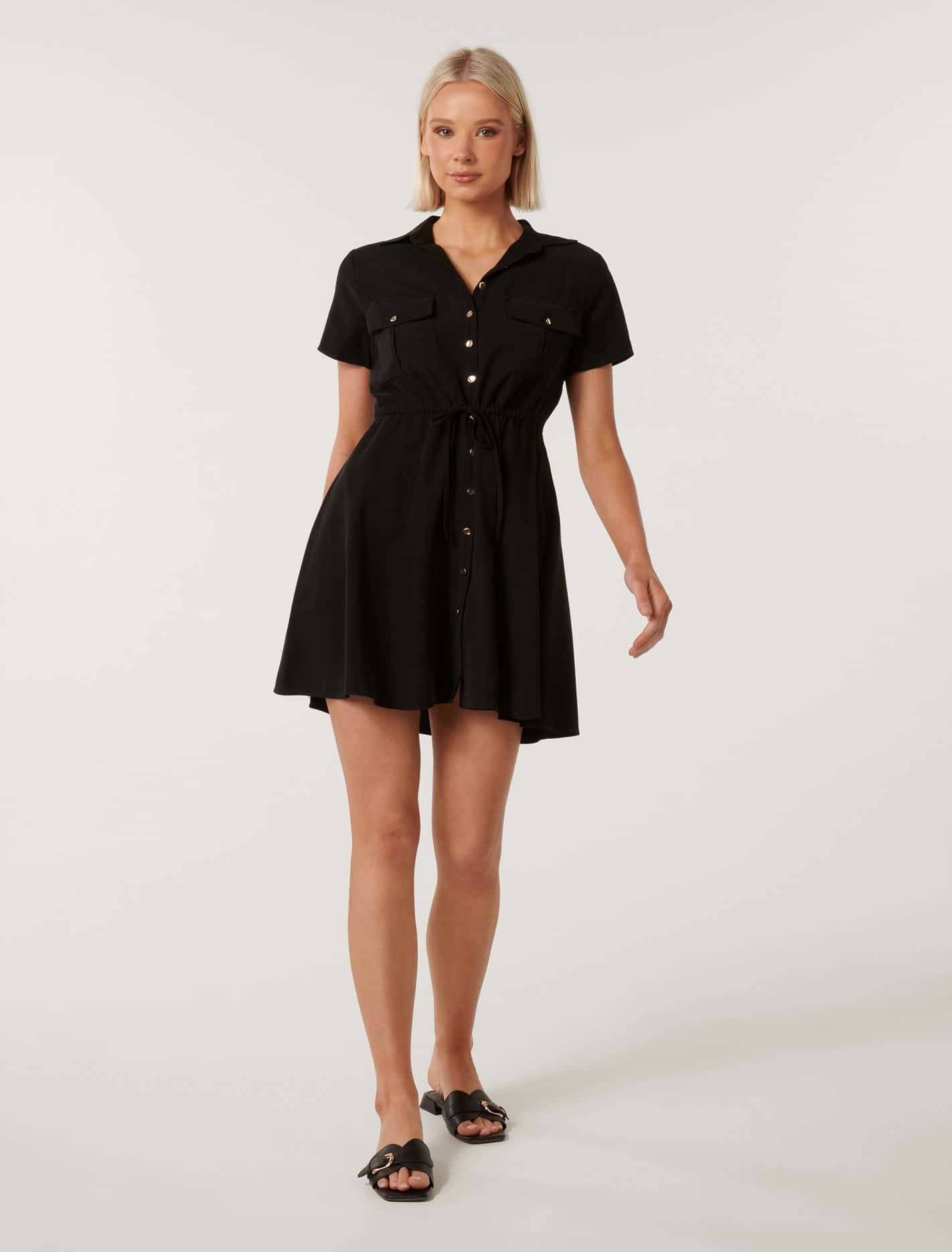 Skater Shirt Dress - Avana.