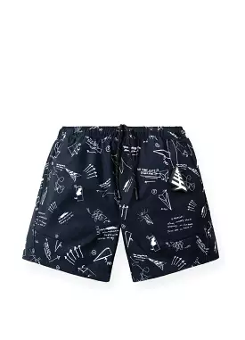 Sketch Printed Swim Shorts 700014