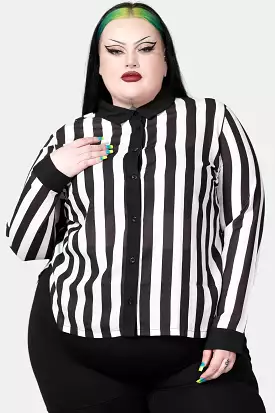 Striped Plus Size Shirt