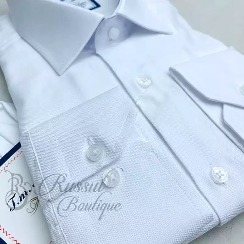 TM Martin premium white men's shirt