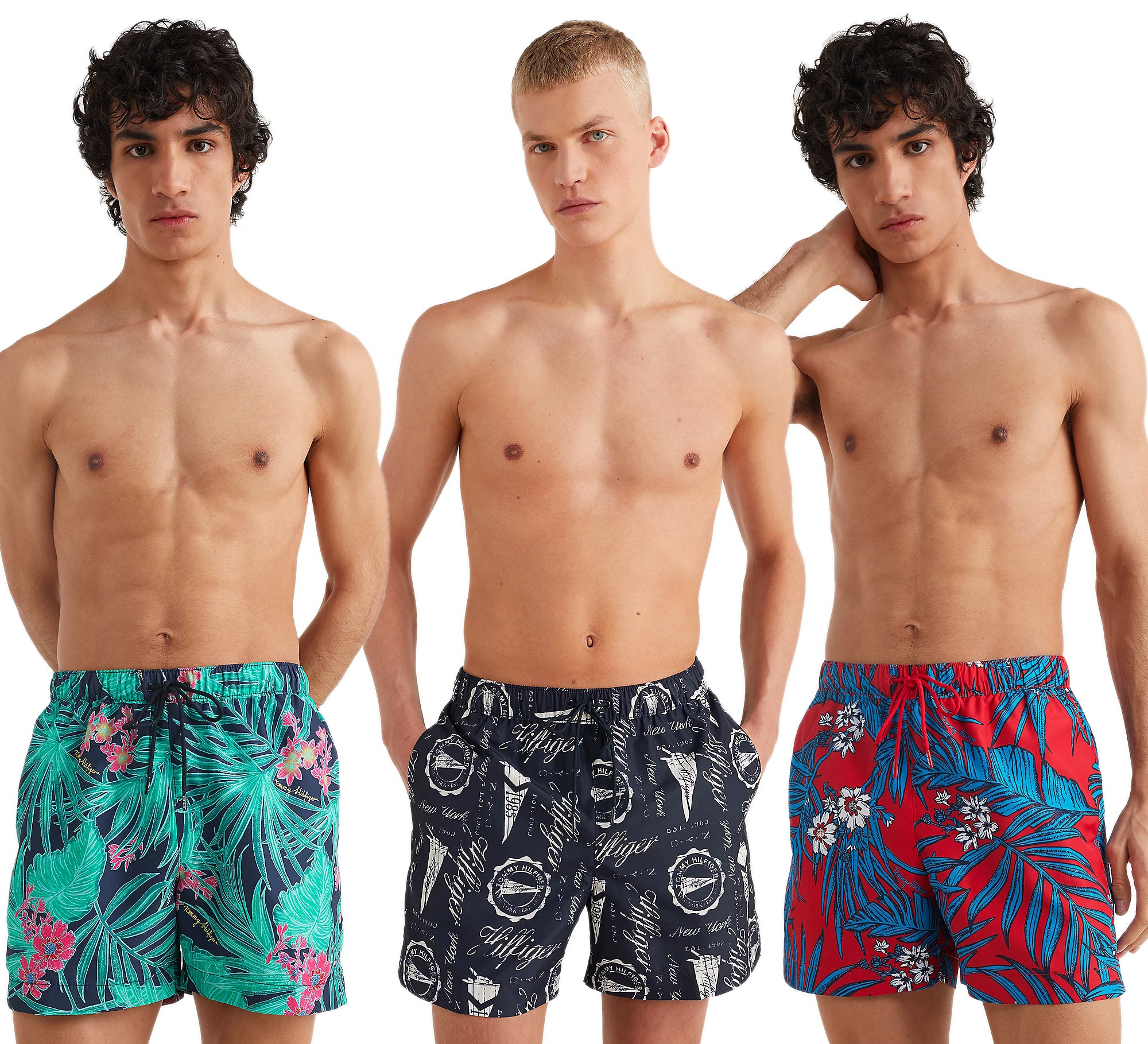 Tommy Hilfiger Men's Floral Print Swim Shorts