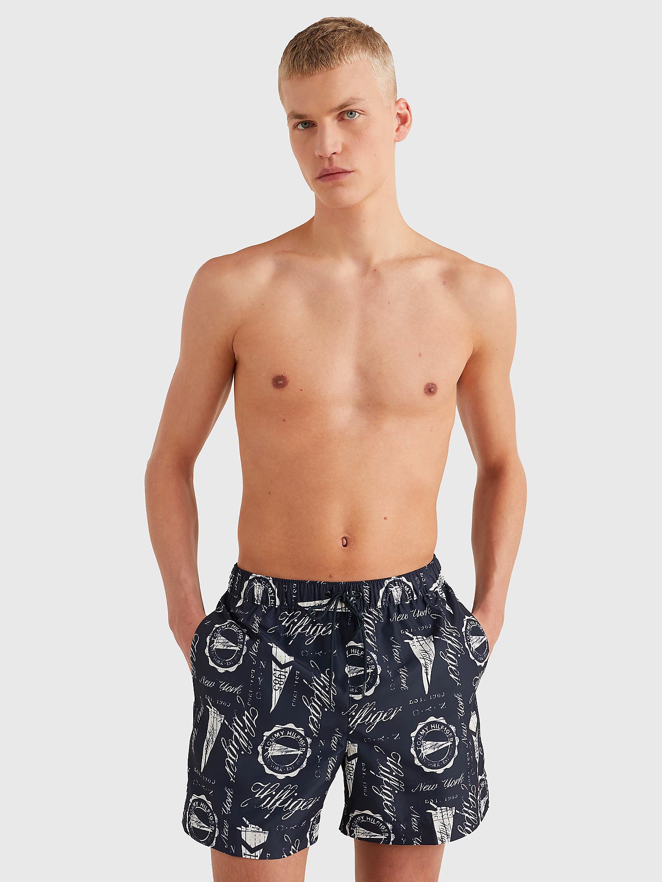 Tommy Hilfiger Men's Floral Print Swim Shorts