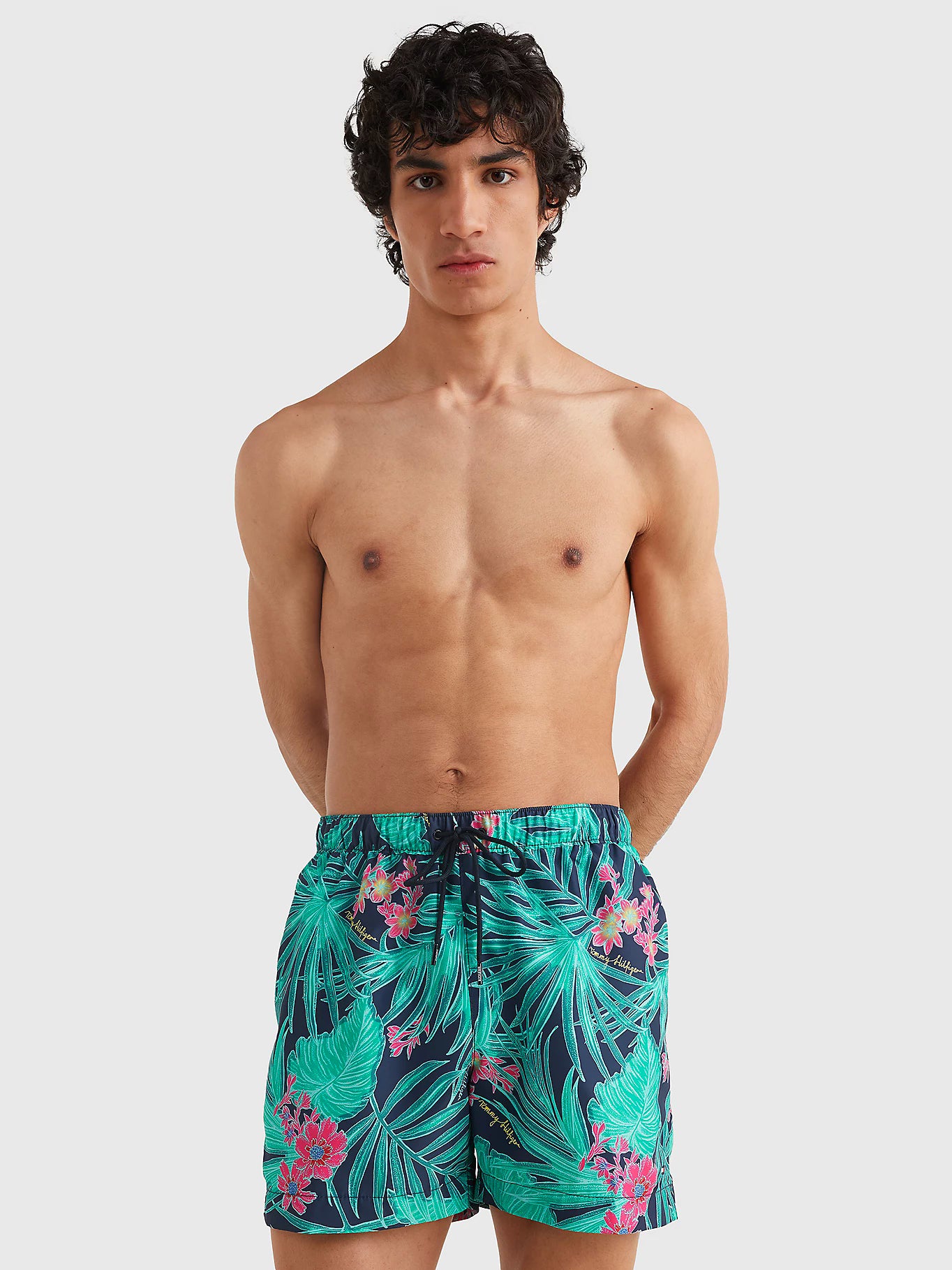 Tommy Hilfiger Men's Floral Print Swim Shorts