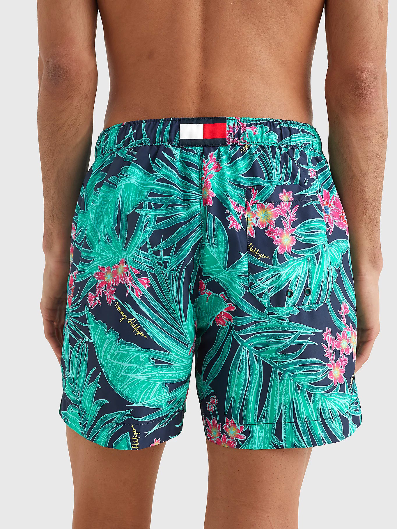 Tommy Hilfiger Men's Floral Print Swim Shorts