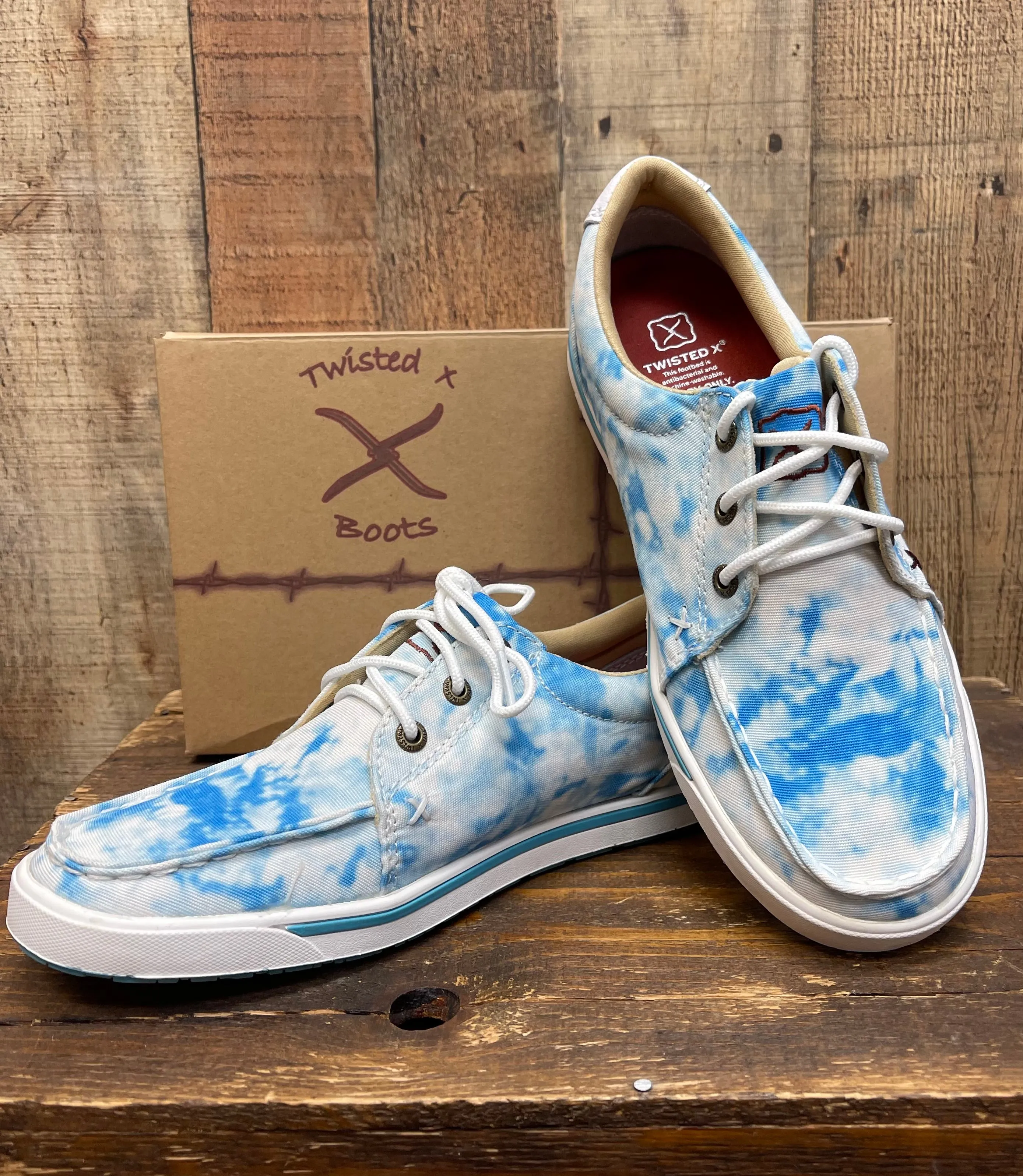 Twisted X Kicks - Blue Tie-Dye