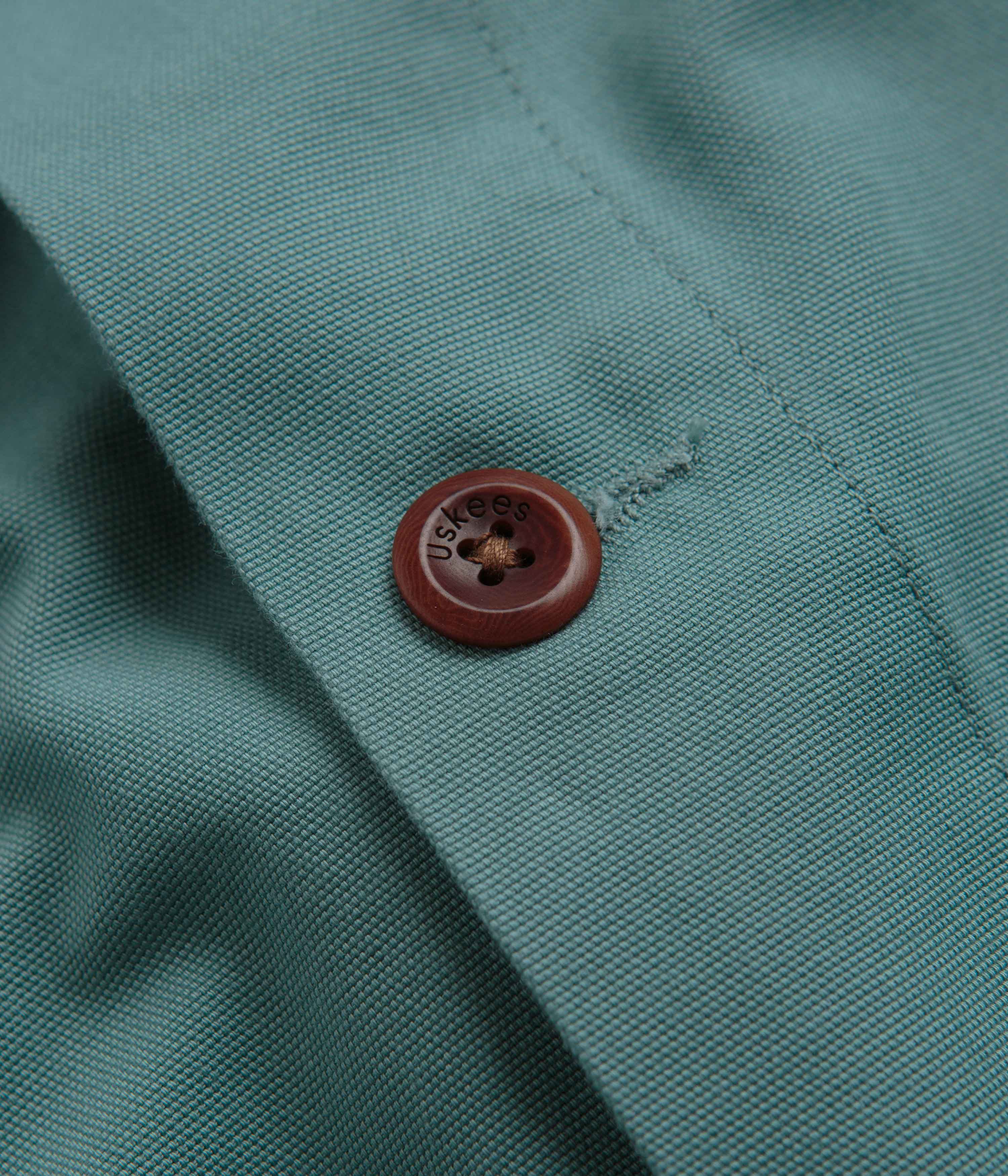 Uskees Overshirt, 3001 Buttoned, Eucalyptus