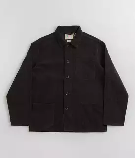 Uskees 3001 Overshirt - Faded Black - Cord Buttoned - Top-notch Quality