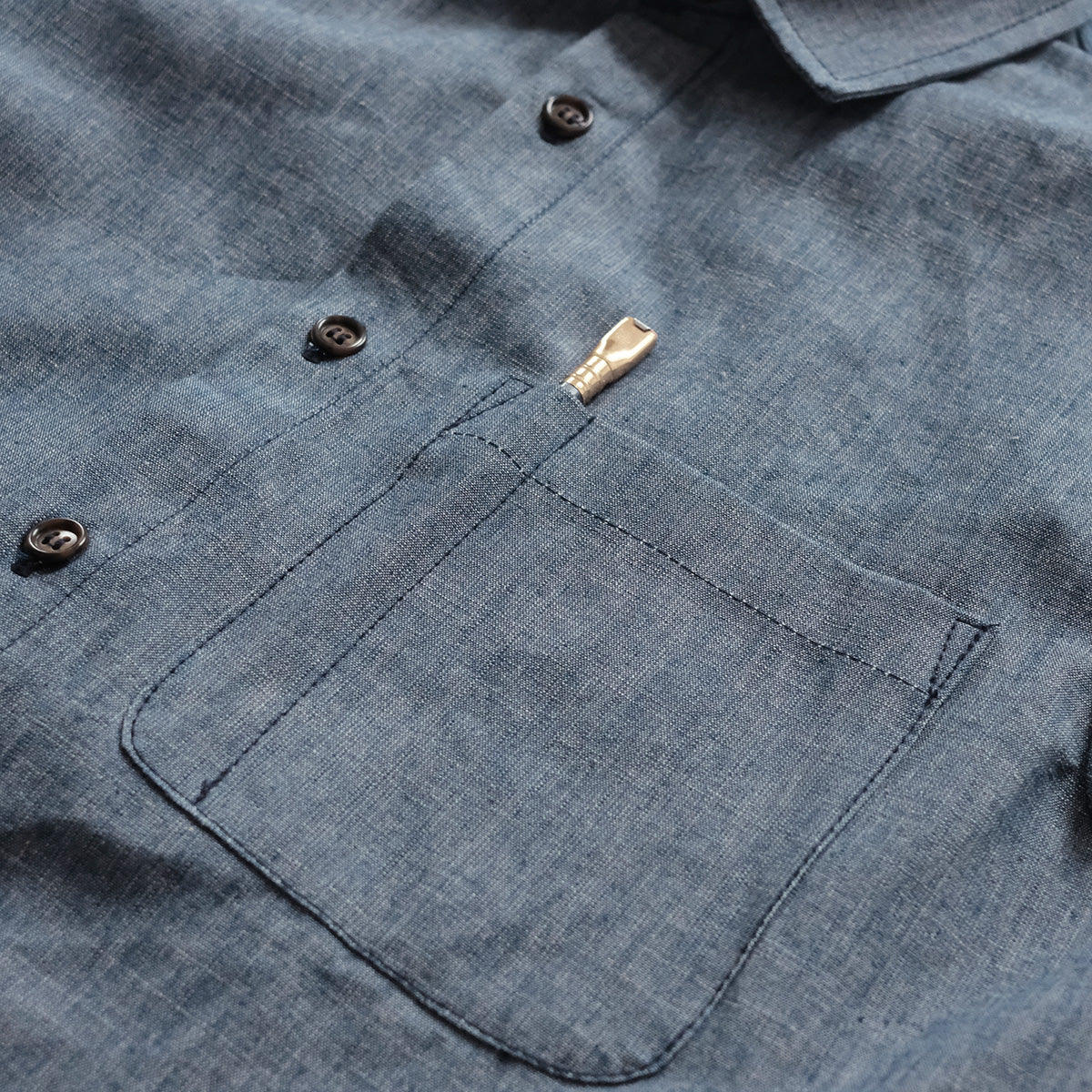 Weathervane Smoke Chambray Shirt