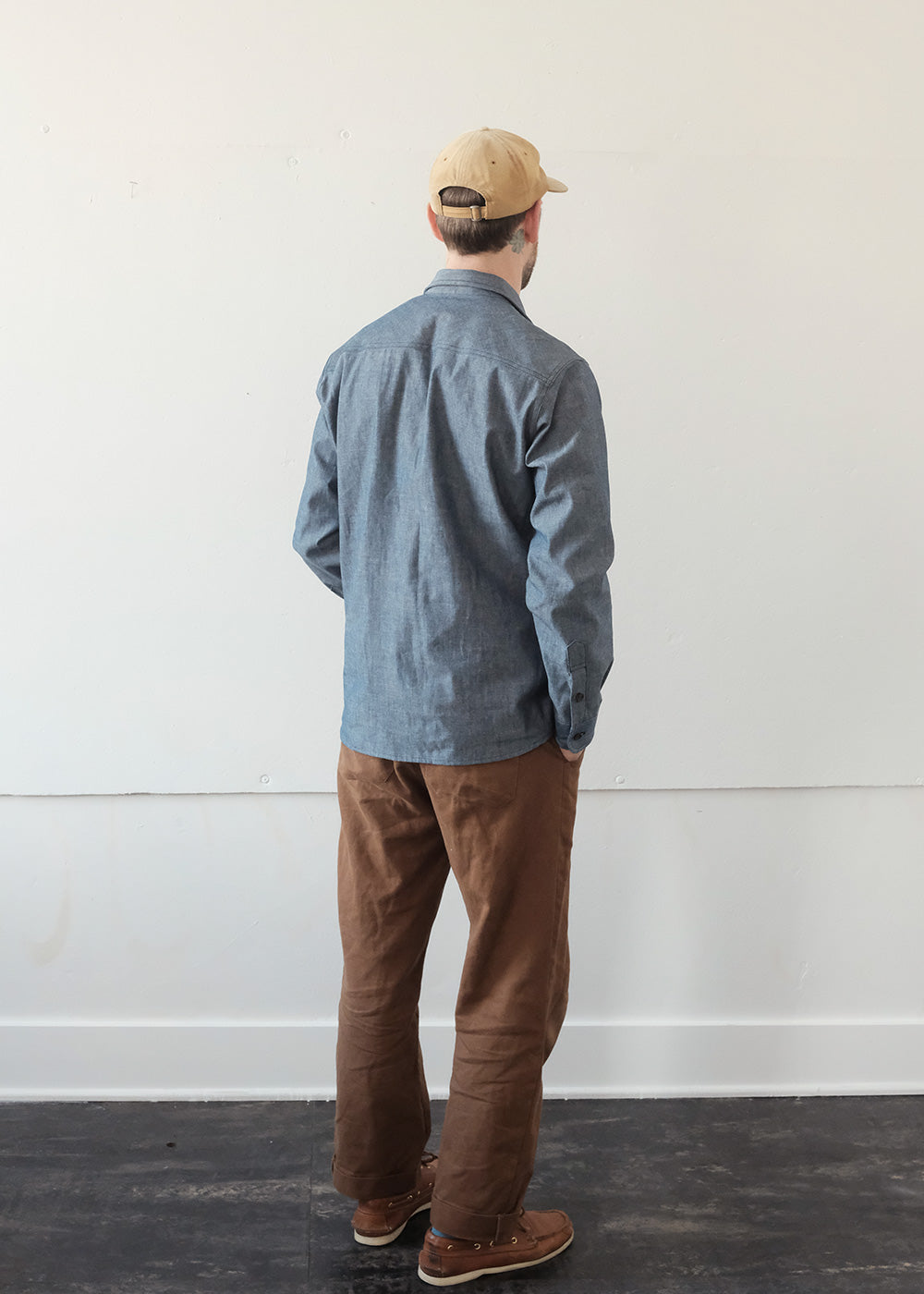 Weathervane Smoke Chambray Shirt