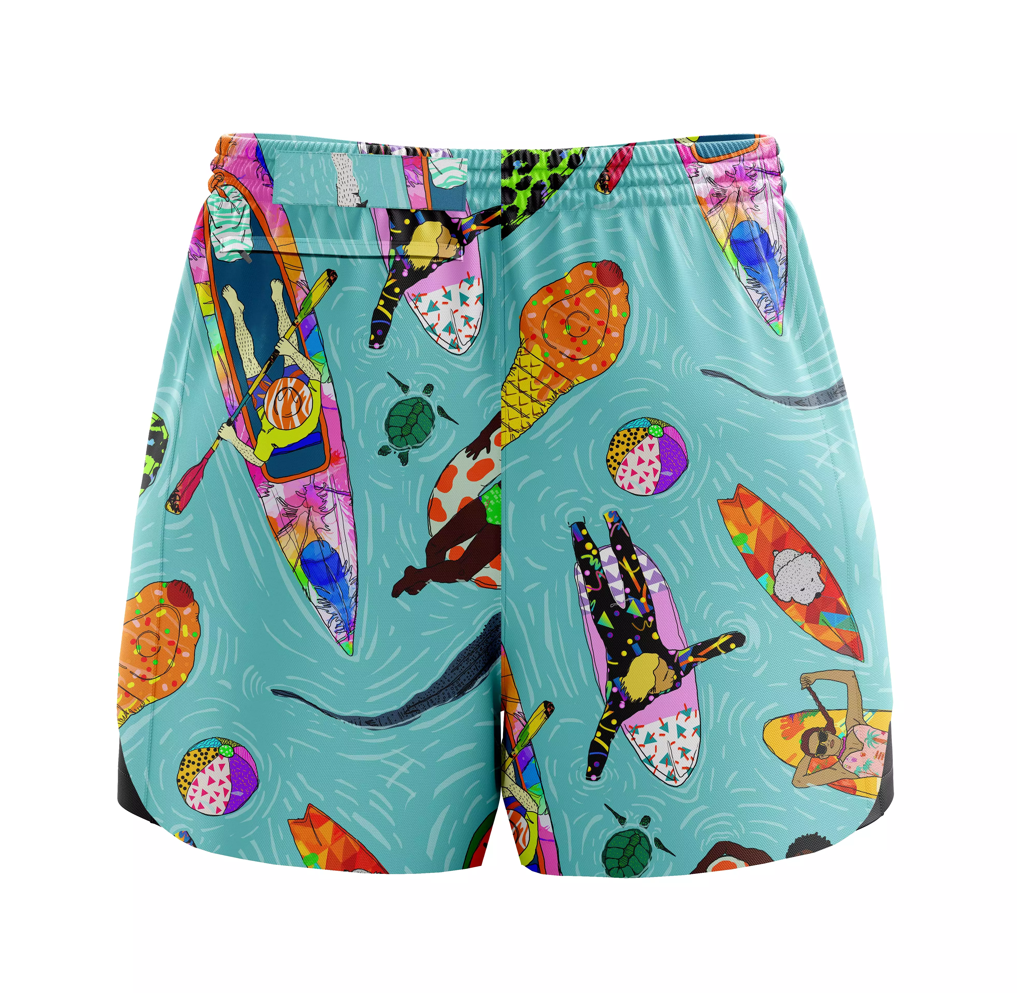 WhatSUP classic aqua shorts