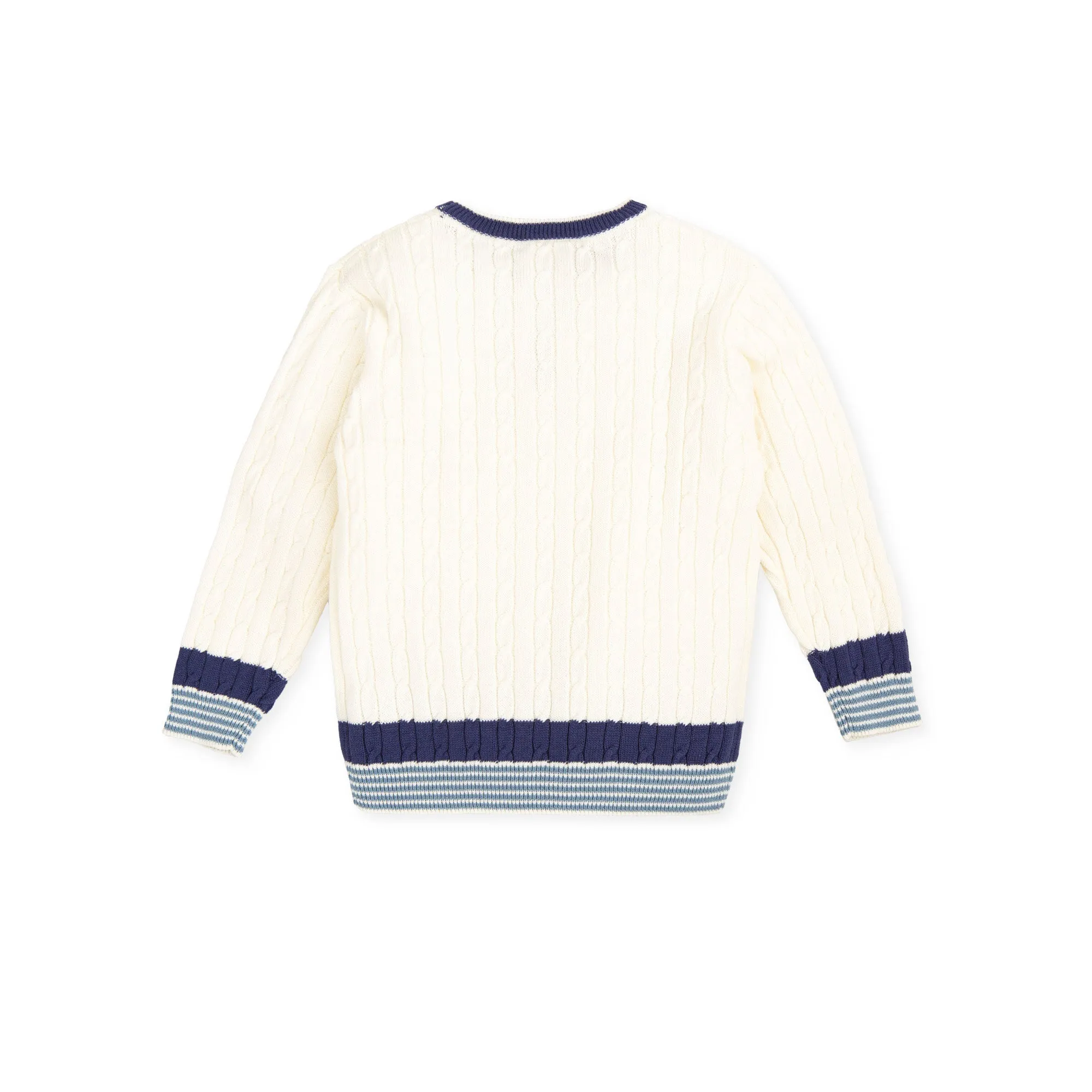 White Boy Casablanca Jumper with Chemical Pattern