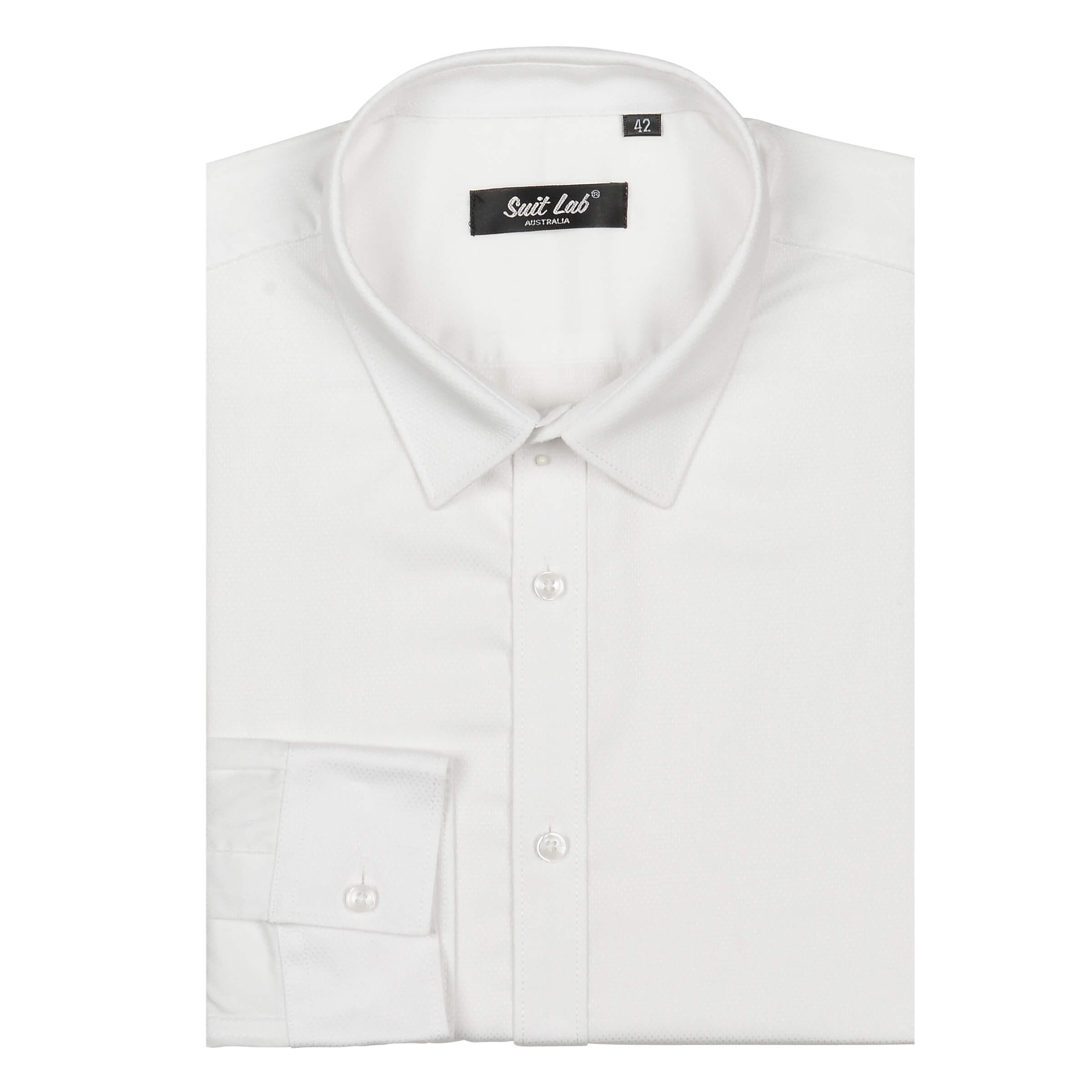 White dress shirt for men.