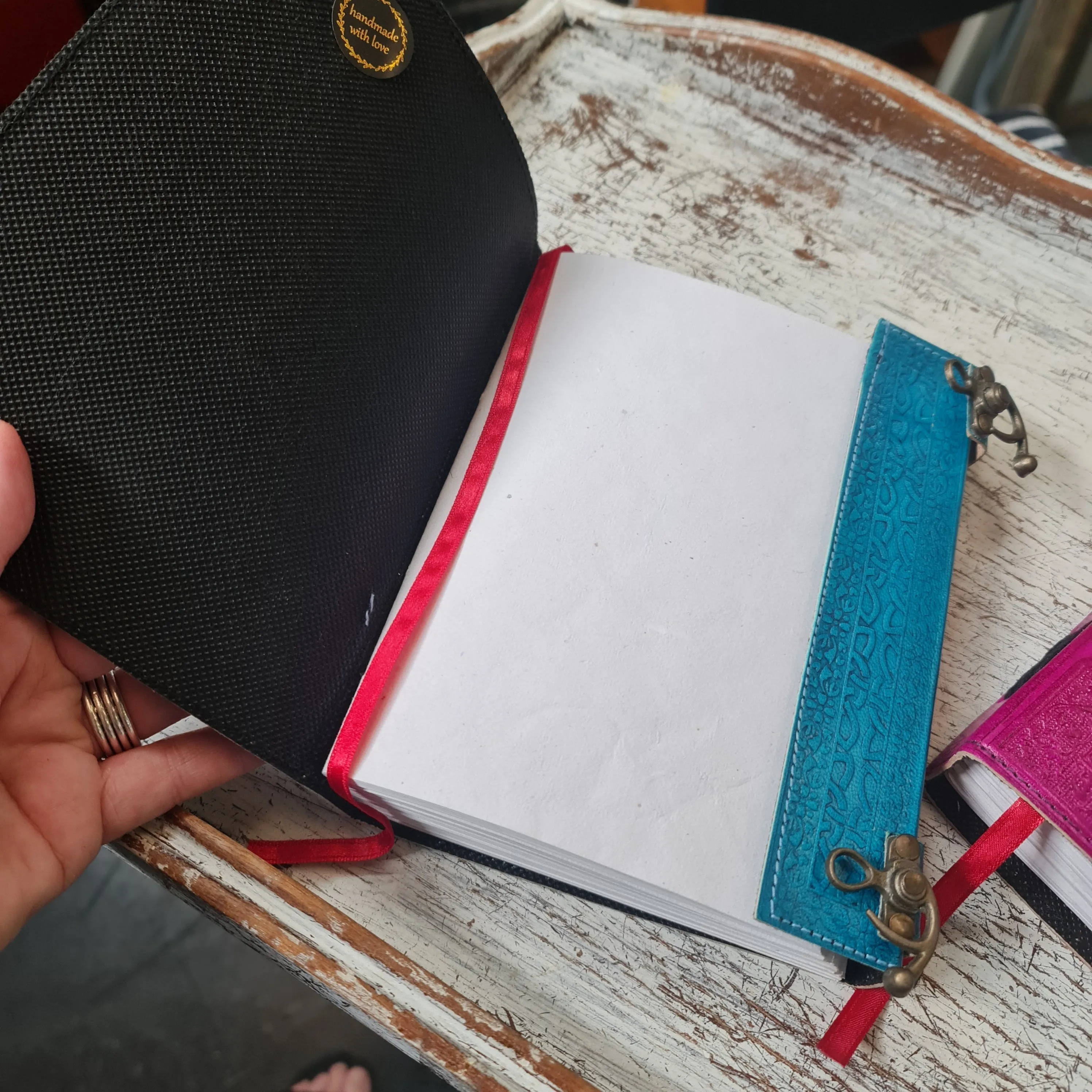 White Gold Calfskin Journal