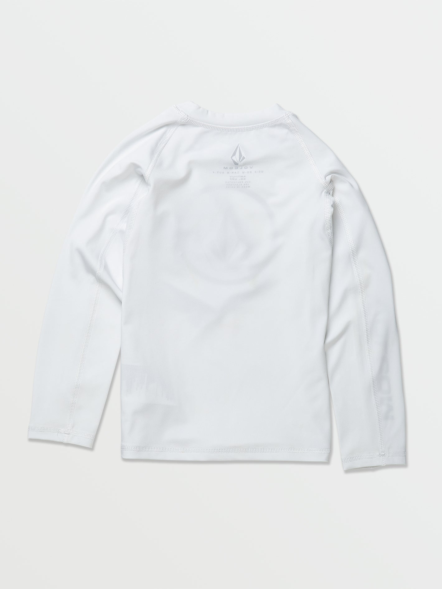 White Long Sleeve Shirt for Boys - Lido Solid