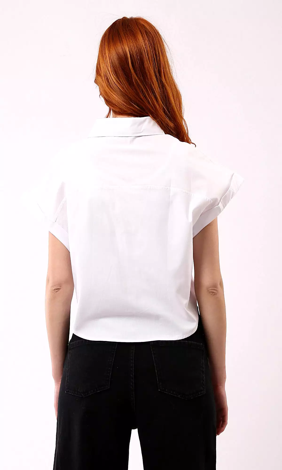 White Shirt with Pocket Buttons - O181642